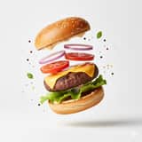 Macro Product Photography for Floating Food