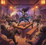 Martial Arts Fight Scene Generation Prompt reference