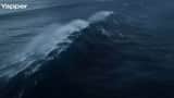 Massive Ancient Sea Dragon Emerging from the Ocean