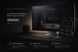 Modern landing page design for Polyphonic