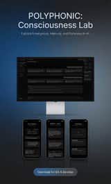 Modern landing page design for Polyphonic
