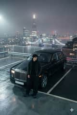 Moody London Rooftop Fashion Editorial