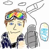 Ridisegno in stile MS Paint maldestro