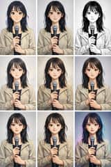 Multi-Cut Image Generation with Style Variation