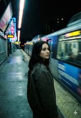 Neo-Noir Cinematic Street Photography in Subway