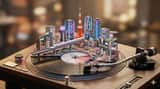 Invite pour un diorama de ville miniature basé sur des objets