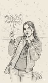Pencil and Ink Sketch Illustration Prompt