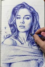 Prompt de Esboço de Desenho de Linha Estilo Foto