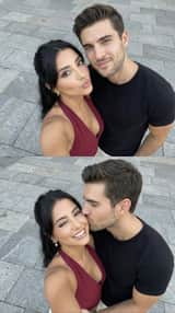 Photorealistic Couple Selfie Grid with Identity Lock