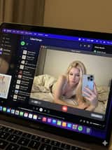 Photorealistic MacBook Screen POV Selfie Prompt