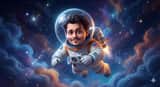Pixar Style Celebrity Astronaut Caricature