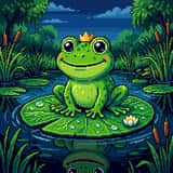 Imagen de animal de caricatura pixelada