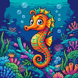 Imagen de animal de caricatura pixelada