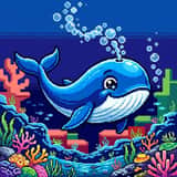 Imagen de animal de caricatura pixelada