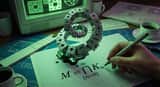 Psychedelic Mathematics Fractal Prompt for Menger Sponge