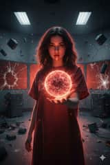 Psychic Woman in Underground Lab Cinematic Scene