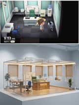Realistic Interior to Transparent Miniature Diorama Prompt