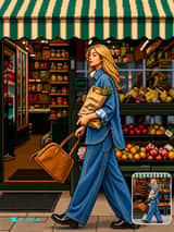 Trasformazione in Pixel Art 16-bit Retrò