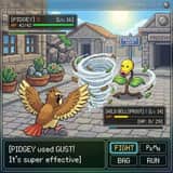 Battaglia Pixel Art in stile Retro Game