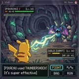 Battaglia Pixel Art in stile Retro Game