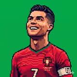 Immagine del profilo in stile pixel art retrò