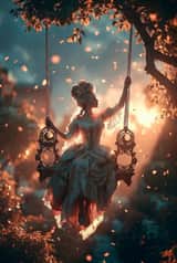 Rococo Celestial Swing