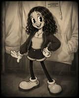 Trasformazione in cartone animato stile "Rubber Hose" vintage