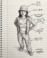 Sketch Drawing Annotation Prompt