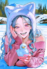 Snow Duck Image Generation Prompt