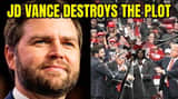 Split-Screen YouTube Thumbnail: JD Vance Political Commentary