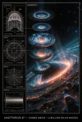 Supermassive Black Hole Museum Presentation Board