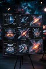 Supermassive Black Hole Museum Presentation Board