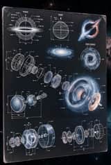 Supermassive Black Hole Museum Presentation Board