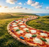 Surreal Pizza Landscapes and Cyberpunk Cars