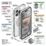 Modèle d'infographie technique pour les objets