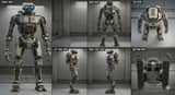 Technical Prompt for 3x2 Robot Character Matrix