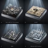 Topographic Relief Diorama of Classic Books