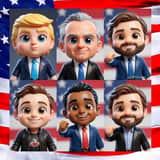 被写体をかわいいアニメのちびキャラクターに変身させよう