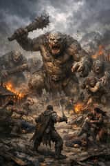 Troll Horde Attack Visualization Prompt (Japanese)
