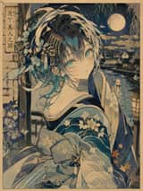 Transformation de personnage en style Ukiyo-e