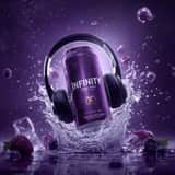 Ultra-Cinematic Floating Energy Drink Product Shot
