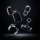 Ultra-Modern Transparent Black Hyperrealism