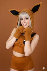 Ultra-photorealistic Eevee Cosplay Portrait