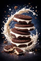 Ultra-Realistic Commercial Food Photography Prompt (Biscuits)