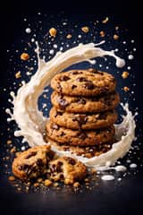 Ultra-Realistic Commercial Food Photography Prompt (Biscuits)