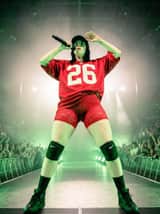 Ultra Realistic Concert Photography of Billie Eilish
