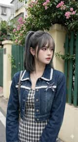 Ultra-Realistic Japanese/Korean Street Fashion Portrait Prompt