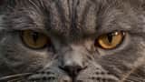 Ultra-realistic martial arts choreography between a cat and a master
