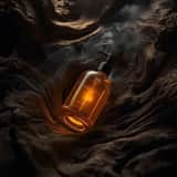 Photo de produit ultra-réaliste de gel douche Incense Oud