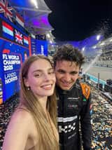 Ultra-realistic selfie with F1 champion Lando Norris